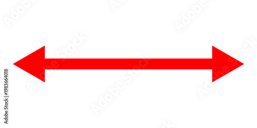 Short arrow vector icon. Isolated design element