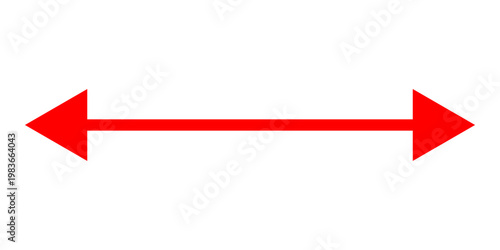 Short arrow vector icon. Isolated design element