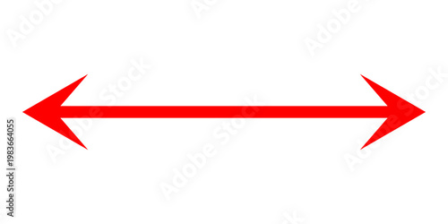 Short arrow vector icon. Isolated design element