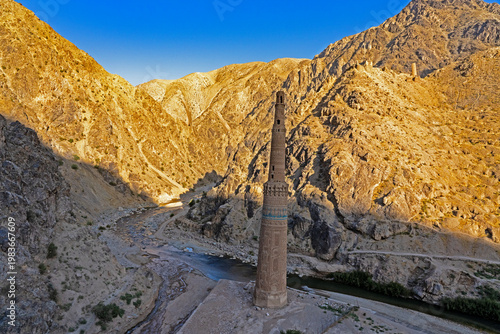 Foto Minaret of Jam in the morning light, Afganistan