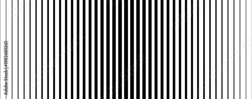 Line stripe gradient pattern. Halftone straight line background vector geometric vertical abstract strip gradation black linear simple