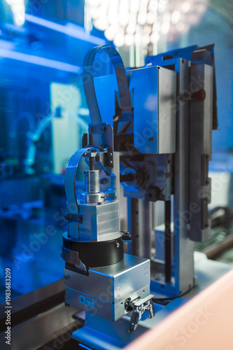 Wallpaper Mural Automated Wafer Probe Scanning Chip Array, Bluelit Instrumentation With Multiprobe Head, Precision Alignment Torontodigital.ca