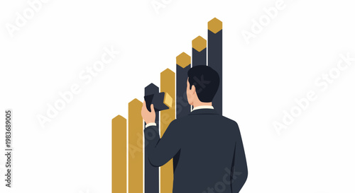 A cartoon character vector illustration of a fisherman catching fish while lake fishing as a hobby and recreation outdoor activity.