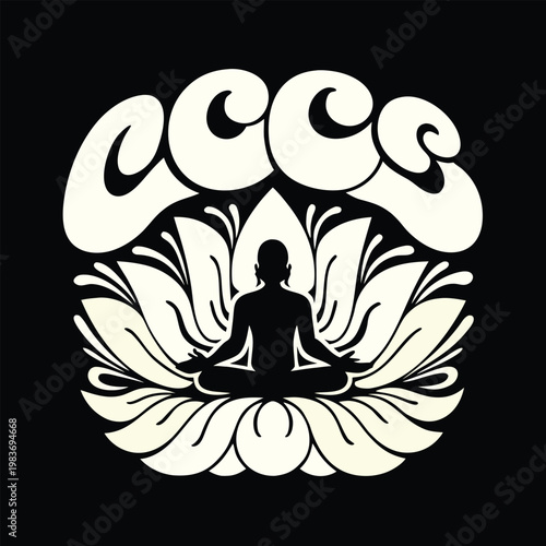 Simple Yoga Meditation Design