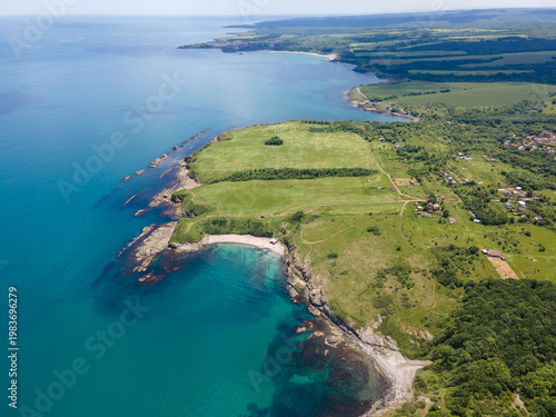 Black Sea coastline near village of Varvara, Bulgaria