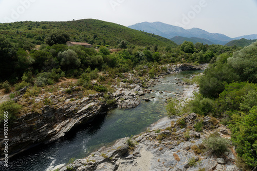 Korsika - Fluss Tavignano bei Altiani