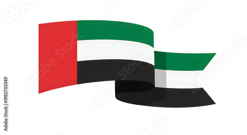 Free Download Uae flag waving celebrating national pride and flag day in the united arab emirates - GFXLoad