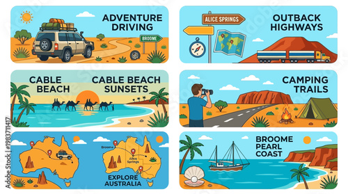 Explore Australia with adventure driving on outback highways and camping trails