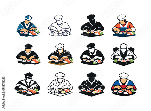 Night Sky Fireworks. Colorful flat vector icons set of night sky fireworks: dark sky burst, moonlit fireworks, skyline explosion, city celebration, horizon