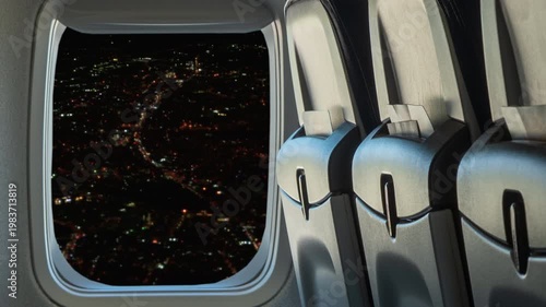 airplane window view cloudy sky