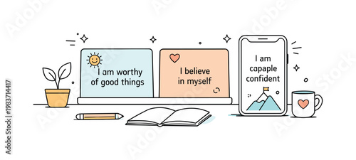 High-contrast black and white ransom-style alphabet kit arranged in asymmetrical layout, overlapping cutout letters with visible torn paper edges, duplicated