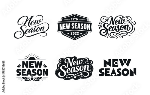 Cozy Winter Rooflines. Minimalistic set one-line drawing steep roof with snow, chimney stack with smoke, roof ridge with snow, cabin roof silhouette, house