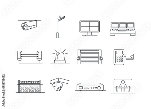 Quiz competition. Isometric flat vector icons set of quiz competition: contestant desk, answer buzzer, timer clock, category board, trophy cup, studio camera.