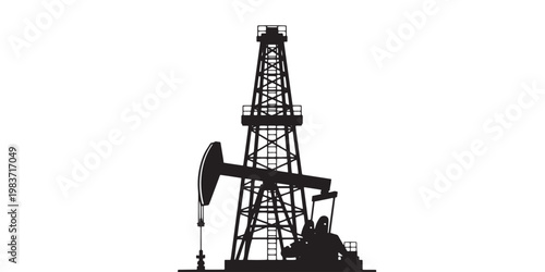 Oil Pump Jack Drilling Rig Equipment.