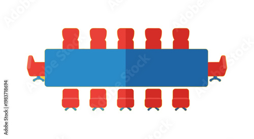 conference table and office chairs arranged for a business meeting ideal for corporate teamwork and professional collaboration