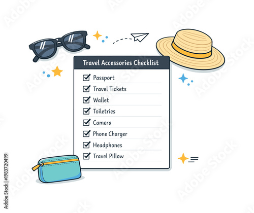 black and white oversized treble clef symbol centered with scattered smaller notes drifting diagonally, large red semicircle intersecting the composition like