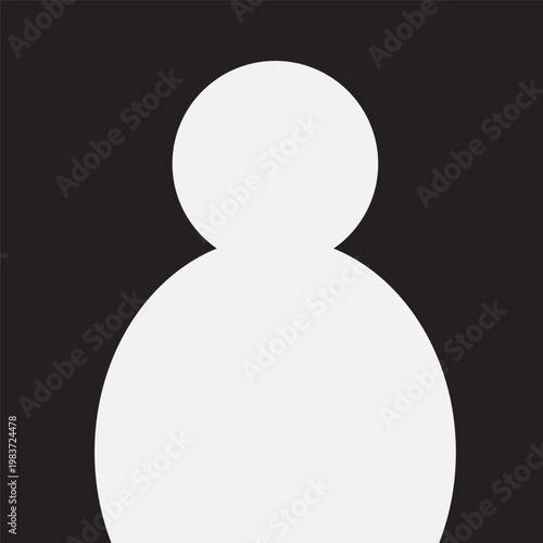 Blank avatar. Photo place holder.background modern eps.10