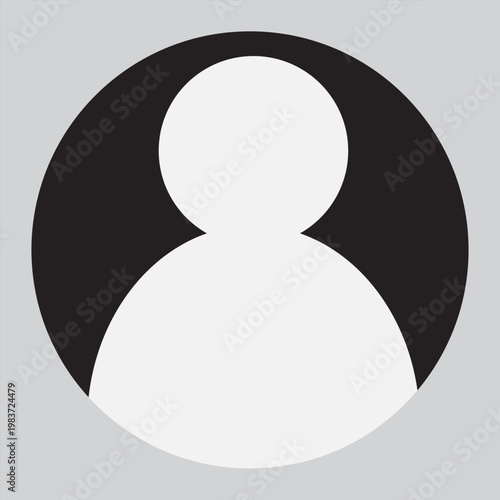Blank avatar. Photo place holder.background modern eps.10