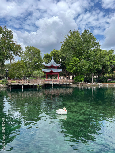 Chinese Pavilion in Winter Park, Florida, USA