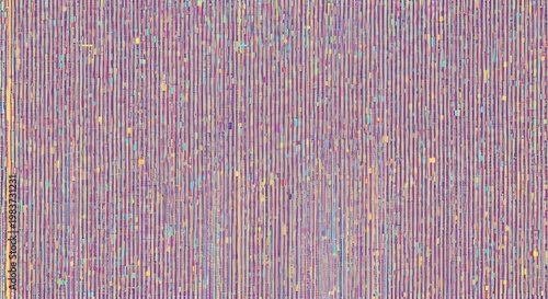 Chromatic VHS grain texture with retro analog noise distortion and colorful glitch aesthetic background design