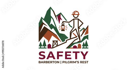 Safety Emblem for Pilgrim's Rest Mining Site