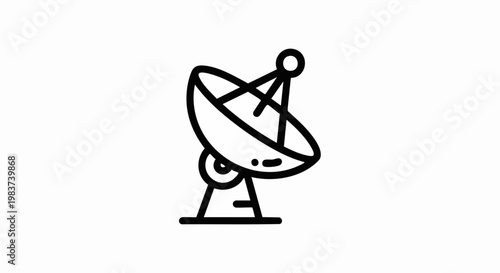 Satellite Dish Antenna Technology Communication.