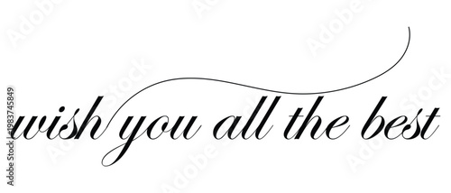 wish you all the best hand written text icon, will you marry me lettering banner vector.