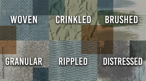 Collection of Textured Graphic Designs for Creative Projects