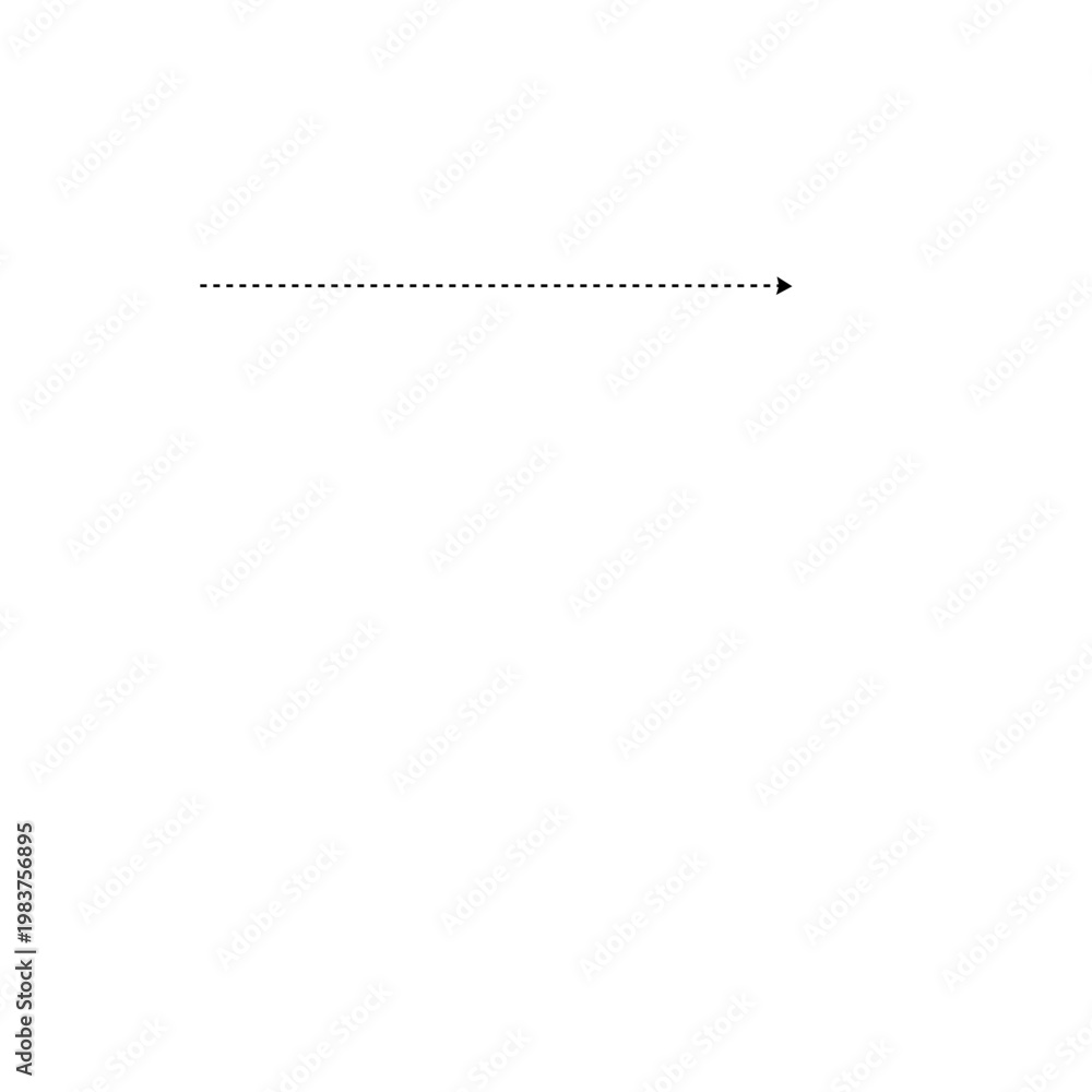 Fototapeta premium dotted destination arrows