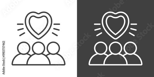 Company Culture Icon Set Vector Collection Isolated In Black And White
