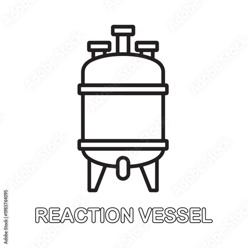 Simple line drawing of a water cooler with a label below