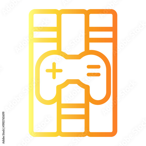 gaming console Line Gradient Icon