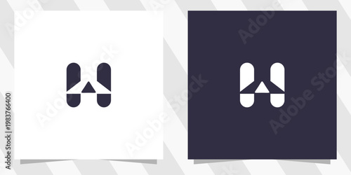 letter w logo design vector