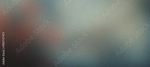 Abstract frosted glass texture with soft bokeh light, blurred matte background with grainy film effect, cinematic teal and orange color palette, ethereal frosted glass overlay for design.