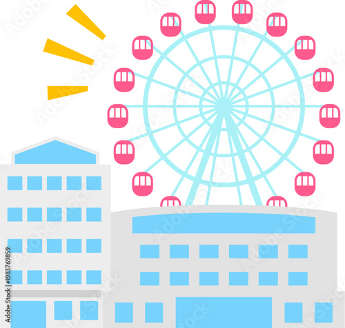 都会の観覧車