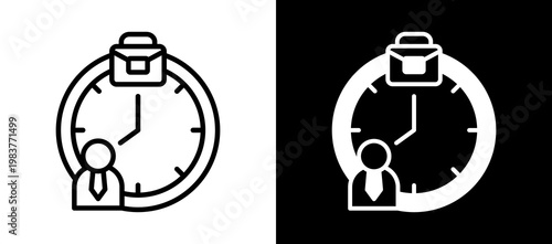 Performance Shift whiteblack icon