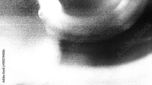 Abstract faded wave gradient with grit noise pattern overlay texture. Retro undulate sandy background with flowing line as particle noise stipple, sand granules halftone backdrop.