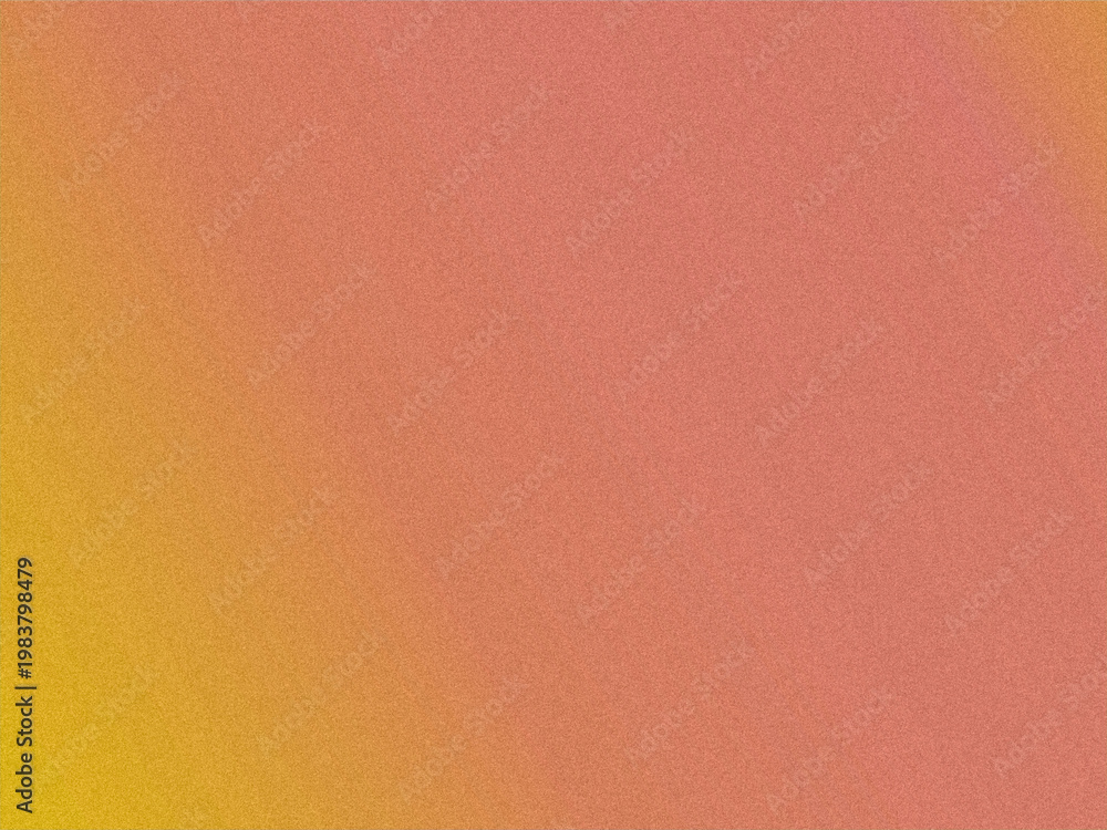 Fototapeta premium Diagonal waves of pink blending into soft yellow with a fine grainy texture form a warm, inviting abstract background ideal for feminine branding, events, and social media graphics.
