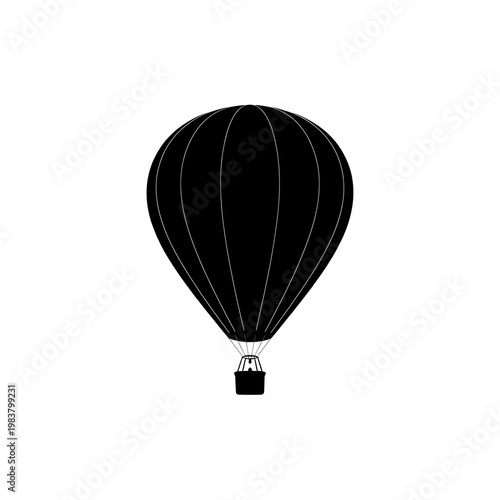 air balloon silhouette