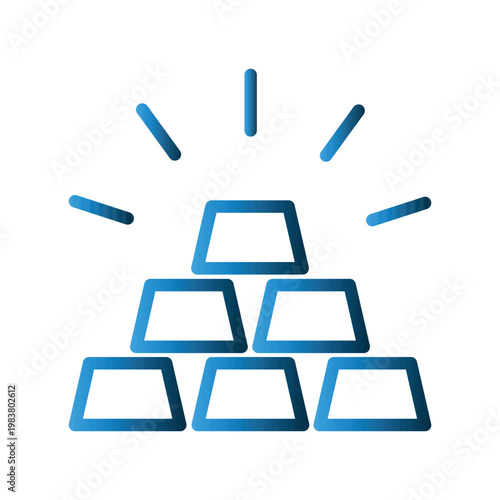 Bullion icon design template