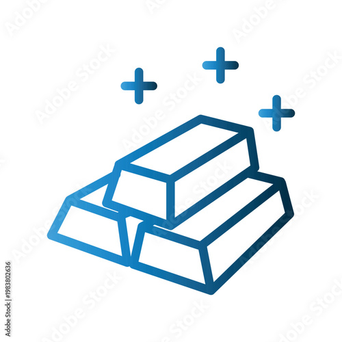 Bullion icon design template