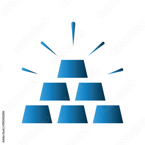 Bullion icon design template