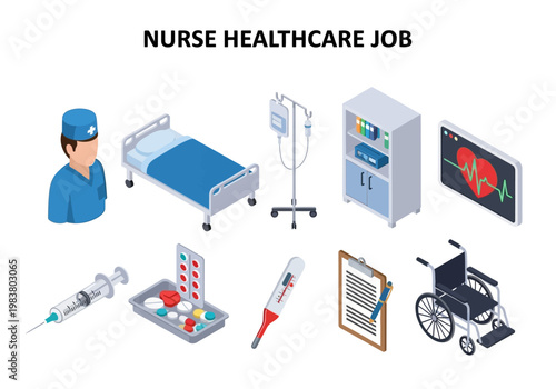 Medical Staff Providing Healthcare Services With Equipment And Instruments In A Hospital Setting