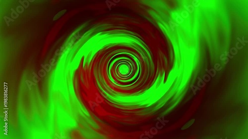 spiral effects loop animation green screen