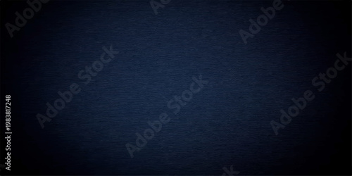 Dark blue grunge denim fabric texture with a white stripe featuring a rough cotton textile pattern and a weathered dark surface for a fashion wallpaper backdrop