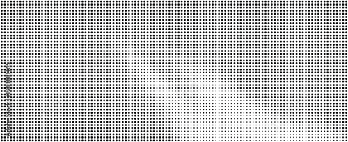 Dense halftone grid with fading effect halftone abstract background monochrome illustration creative composition gradation