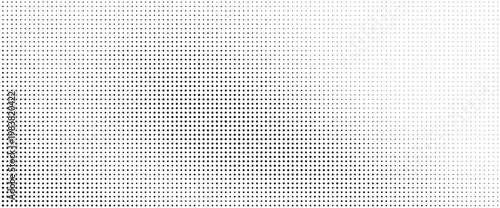 Halftone dots pattern with gradient effect on white background for design elements