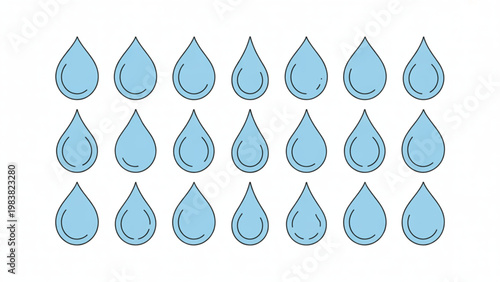 Collection of interconnected abstract geometric shapes resembling organic molecules Vector