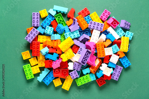 Colorful plastic building b...