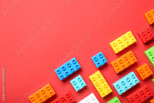 Colorful plastic building b...